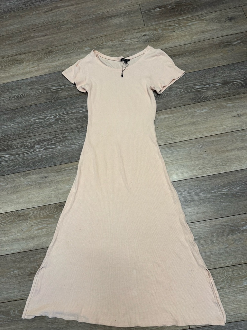 Sapphire O Blush Pink Short Sleeve Maxi Dress